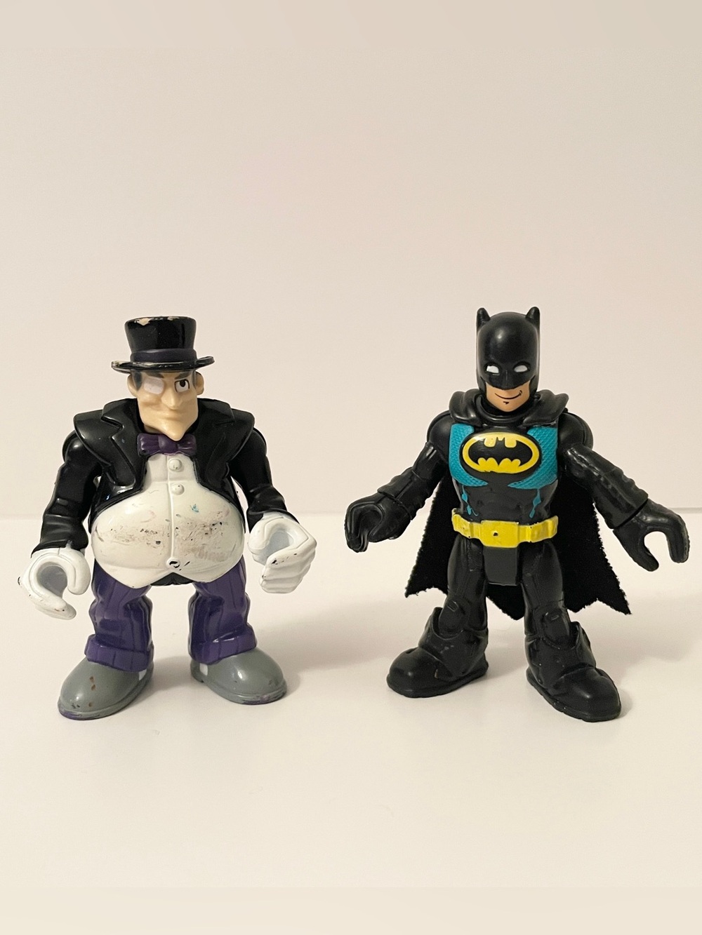 Imaginext DC Super Friends Batman & The Penguin Action Figure Toy Lot